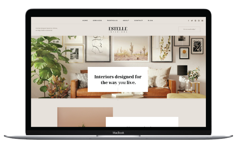 Estelle Showit Template