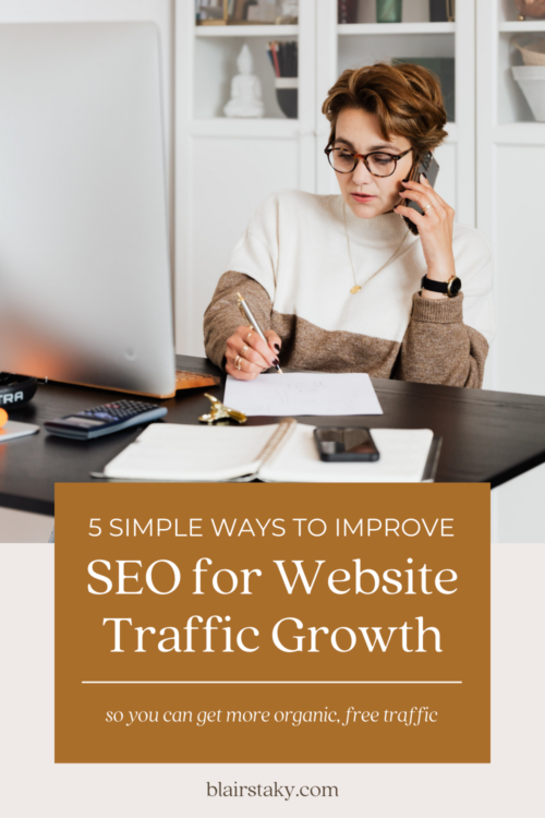 SEO for Website Traffic Growth: 5 Simple Ways to Improve It | Blair
