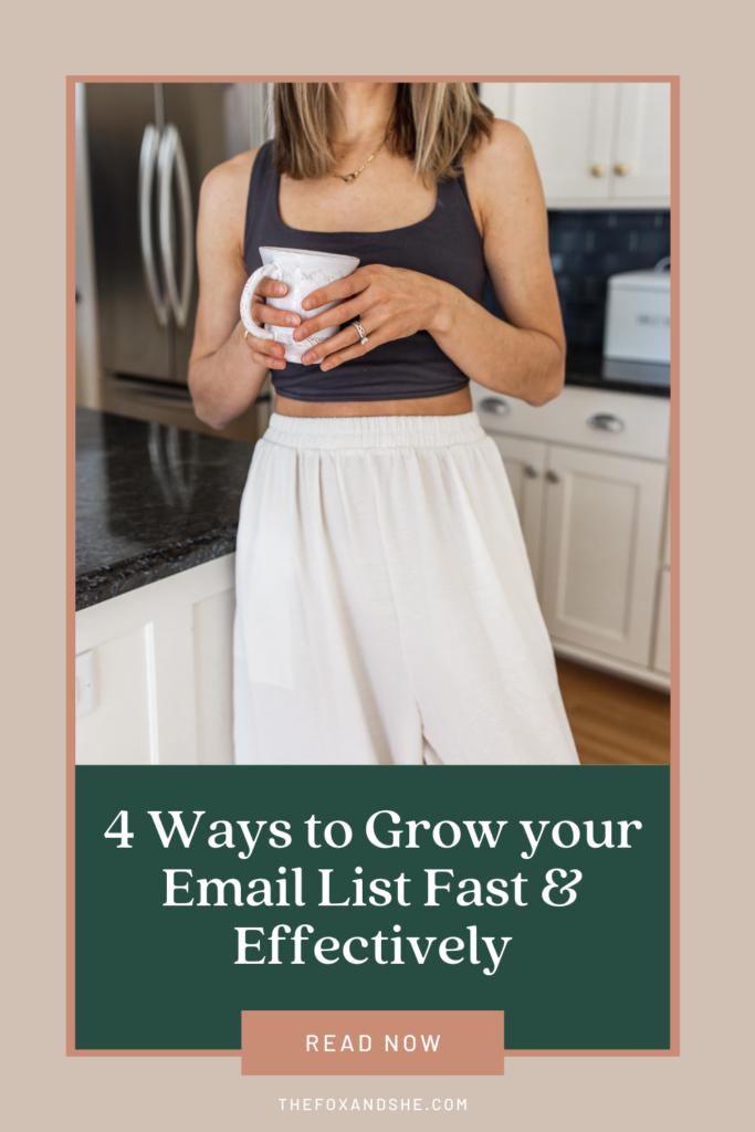 4 Ways to Grow your Email List Fast & Effectively