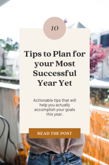 How to plan your most successful year yet