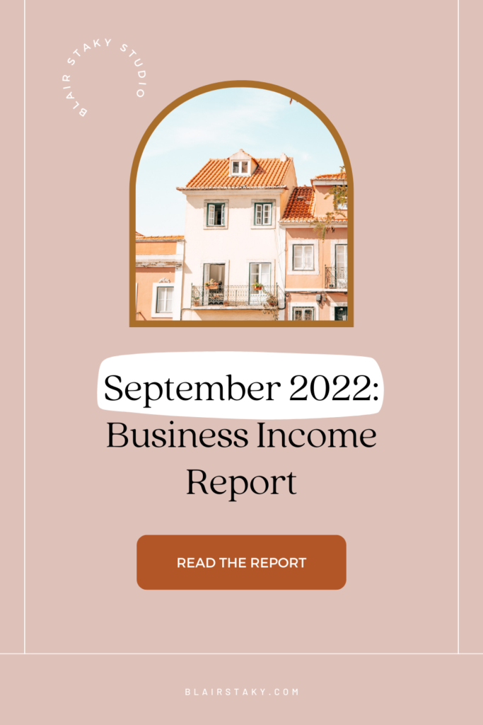 September Income Report from a Web Designer | BlairStaky.com